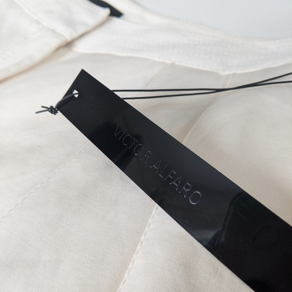 VICTOR ALFARO, Wide Leg Pleated Culottes, 10 - Picture 4 of 11